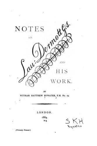 Notes on Lau, Dermott G. S. and His Work