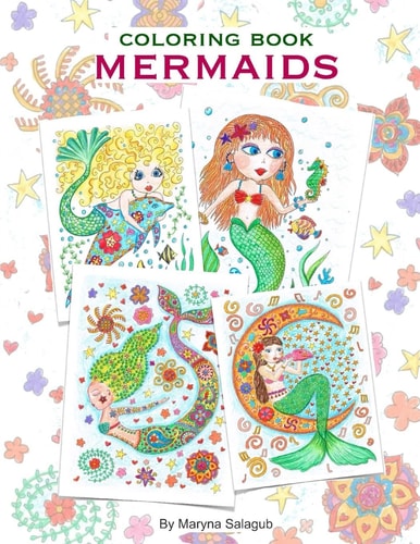 Mermaids Coloring Book