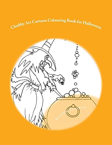 Chubby Art Cartoon Colouring Book for Halloween