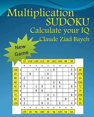 Multiplication Sudoku Play Multiplication Sudoku and Calculate Your IQ