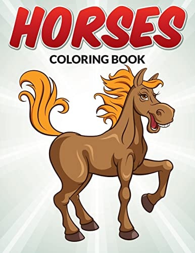 Horses Coloring Book