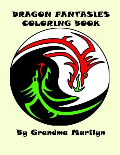Dragon Fantasies Coloring Book