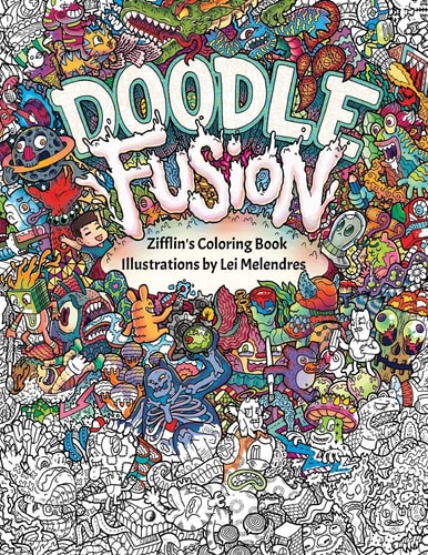 Doodle Fusion Zifflin's Coloring Book