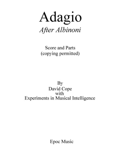Adagio After Albinoni