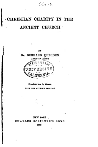Christian Charity in the Ancient Church