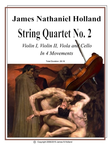 String Quartet No 2 Full Score and Parts