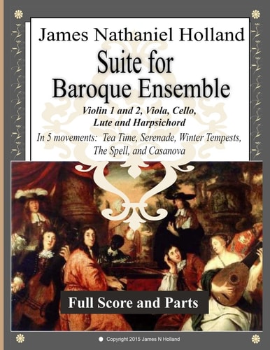 Suite for Baroque Ensemble Full Score and Parts