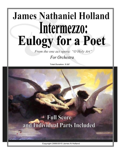 Intermezzo: Eulogy for a Poet Memorial Music Full Score and Parts