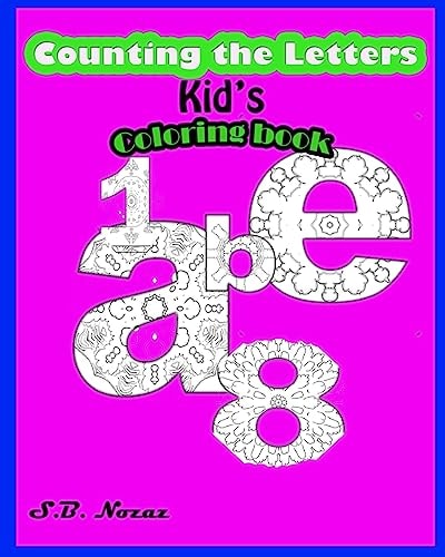 Counting the Letter Kid's Coloring Book