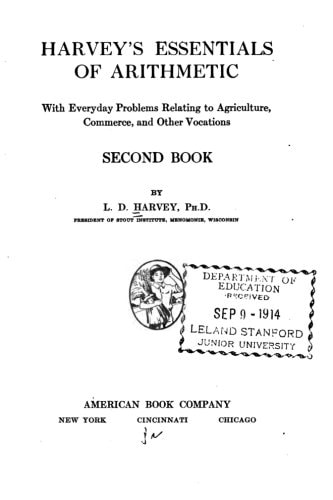 Harvey's Essentials of Arithmetic - Second Book