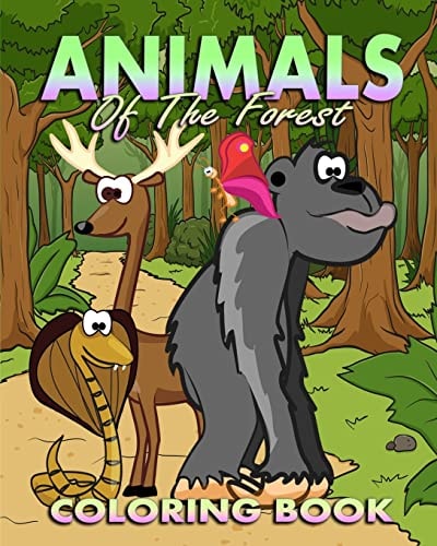 Animals Coloring Book Animals Of The Forest