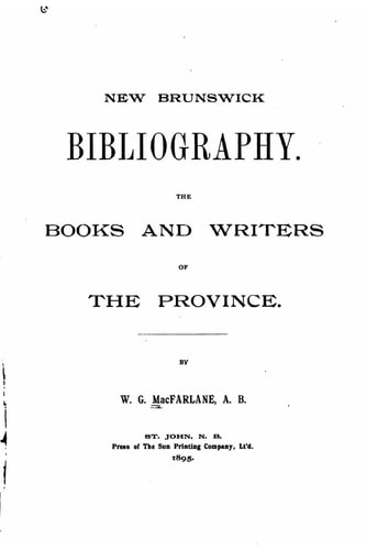 New Brunswick Bibliography