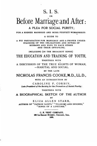 S. I. S. , Or Before Marriage and After