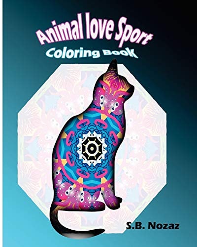 Animal Love Sport Coloring Book