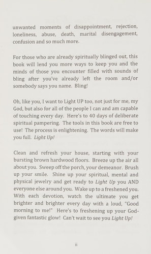 Light Up! A 40 Day Devotional for a Woman's Inner Bling
