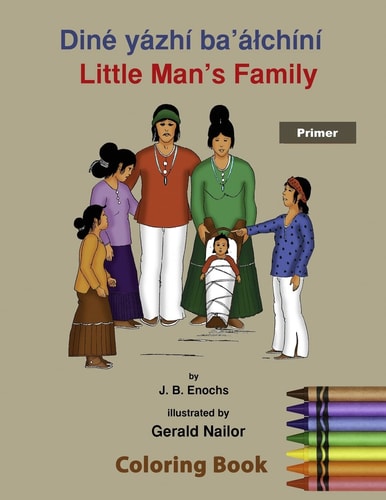 Little Man's Family Coloring Book Primer