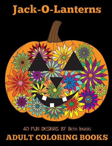 Adult Coloring Books Jack-O-Lanterns