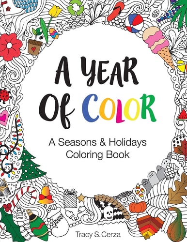 A Year of Color A Seasons and Holidays Coloring Book