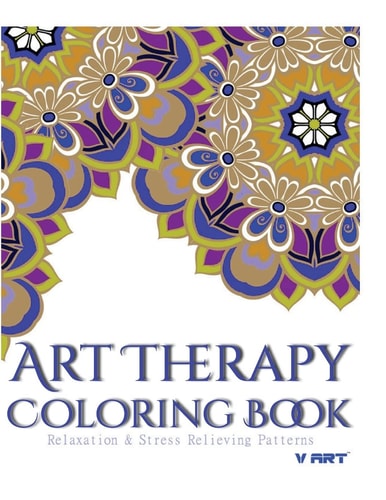 Art Therapy Coloring Book Art Therapy Coloring Books for Adults : Stress Relieving Patterns