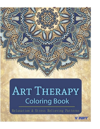 Art Therapy Coloring Book Art Therapy Coloring Books for Adults : Stress Relieving Patterns