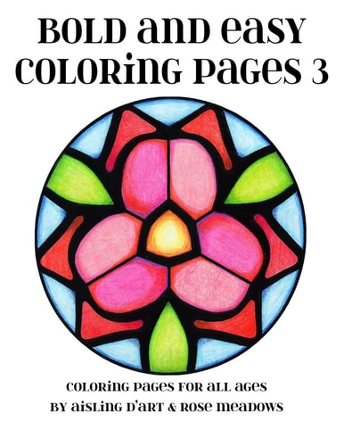 Bold and Easy Coloring Pages 3 Coloring Pages for All Ages