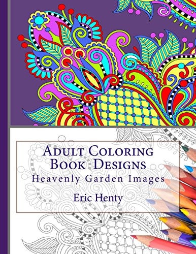 Adult Coloring Book Designs Heavenly Garden Images