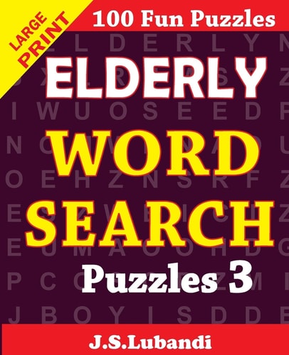 Elderly WORD Search Puzzles 3