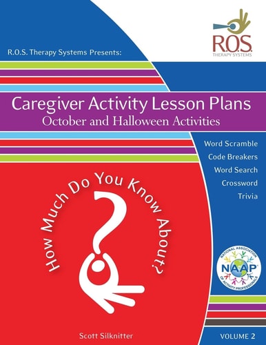 Caregiver Activity Lesson Plans October and Halloween Activities