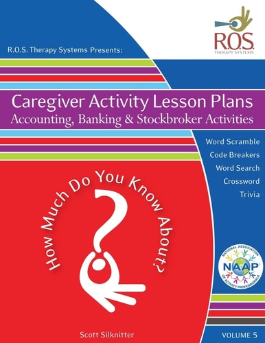 Caregiver Activity Lesson Plans Accounting, Banking and Stockbroker Activities