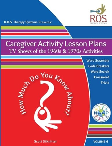 Caregiver Activity Lesson Plan TV Shows of the 1960s and 1970s Activities
