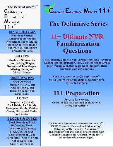 11+ Ultimate NVR Familiarisation Questions