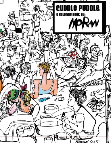 Cuddle Puddle A Coloring Book by Moran