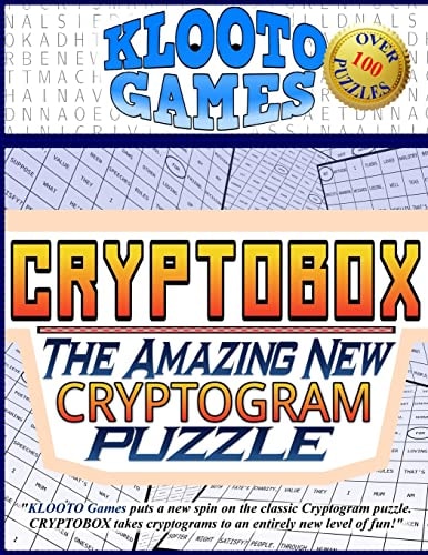 KLOOTO Games CRYPTOBOX The Amazing New Cryptogram Puzzle