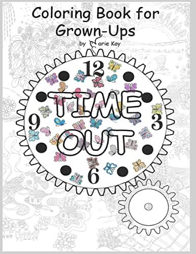 Time Out Adult Coloring Book, Stress Relief Coloring Book