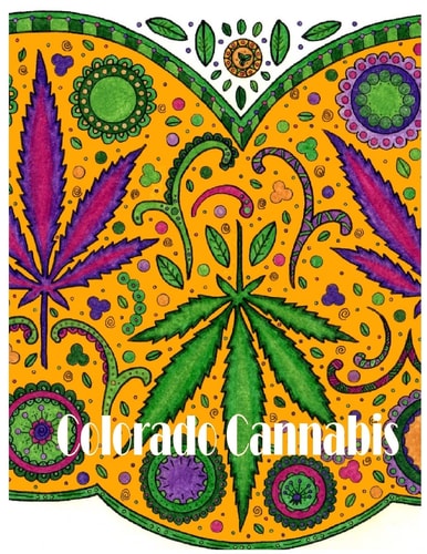 Colorado Cannabis Adult Coloring Book