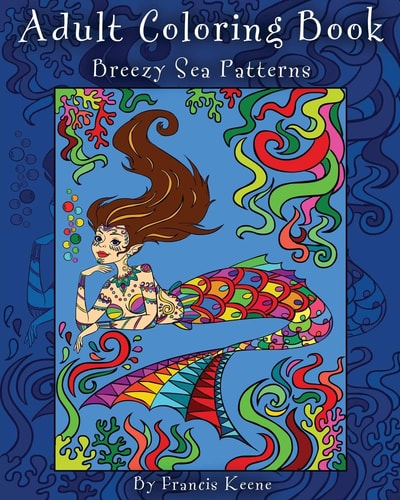 Adult Coloring Book Breezy Sea Patterns