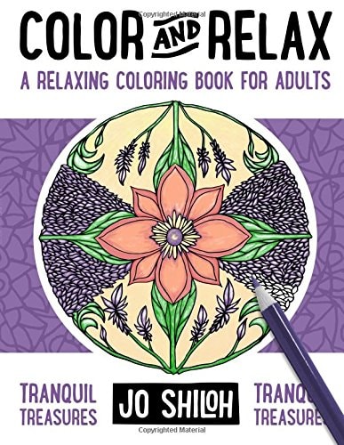 Color and Relax Tranquil Treasures: A Relaxing Coloring Book For Adults
