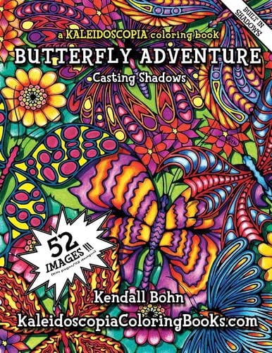 Butteryfly Adventure: a Kaleidoscopia Coloring Book Casting Shadows