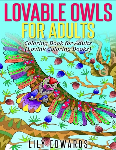 LOVABLE OWL For Adults Coloring Book for Adults