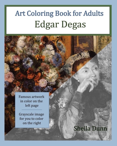Art Coloring Book for Adults Edgar Degas