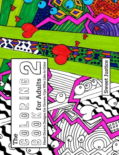 The Coloring Book for Adults 2 Hand-Drawn Designs for Adults Who Like to Color