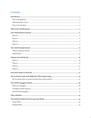 Hacking the CAGED System Book 1