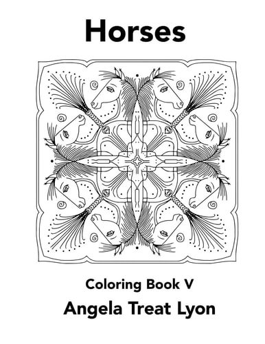 Horses Coloring Book V