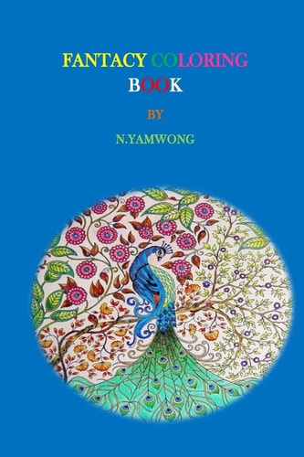 Fantasy Coloring Book For Adult Relaxing and Meditation