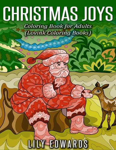 Christmas Joys Coloring Book for Adults (Lovink Coloring Books)