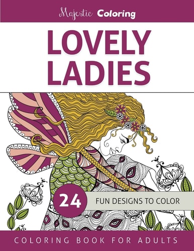Lovely Ladies Coloring Book for Adults