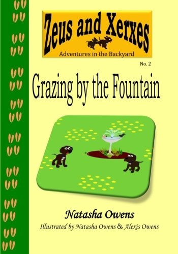 Grazing by the Fountain