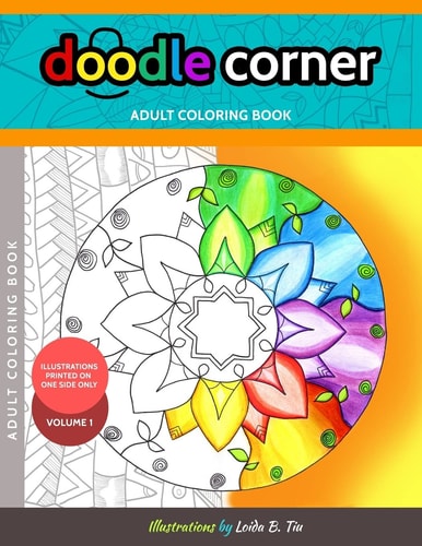 Doodle Corner Adult Coloring Book, Volume 1