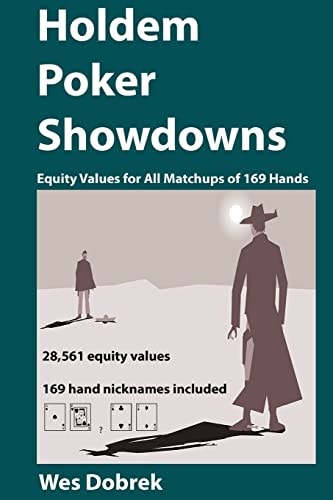 Holdem Poker Showdowns Equity Values for All Matchups of 169 Hands