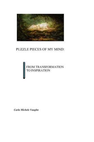 Puzzle Pieces of My Mind Transformation to Inspiration